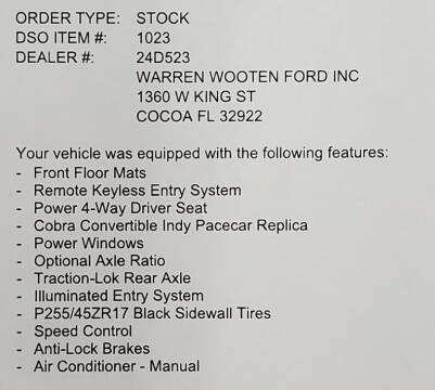 1994 Ford Mustang SVT Cobra