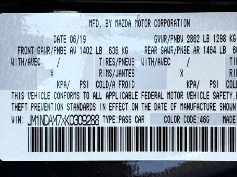 2019 Mazda MX-5 Miata RF Grand Touring