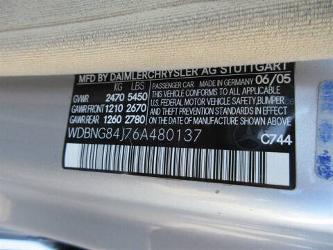 2006 Mercedes-Benz S-Class S 500 4MATIC