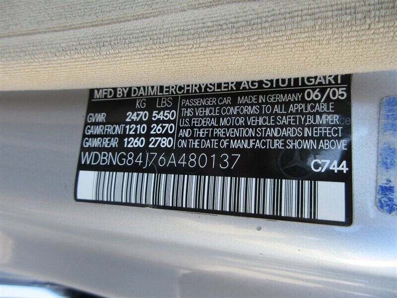 2006 Mercedes-Benz S-Class S 500 4MATIC