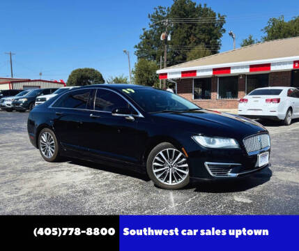 2019 Lincoln MKZ for sale at Southwest Car Sales Uptown in Oklahoma City OK