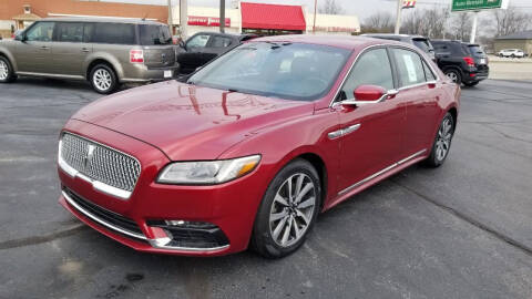 2017 Lincoln Continental for sale at Larry Schaaf Auto Sales in Saint Marys OH