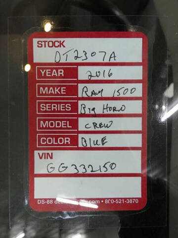 2016 RAM 1500