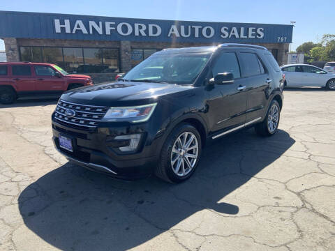 2017 Ford Explorer for sale at Hanford Auto Sales in Hanford CA