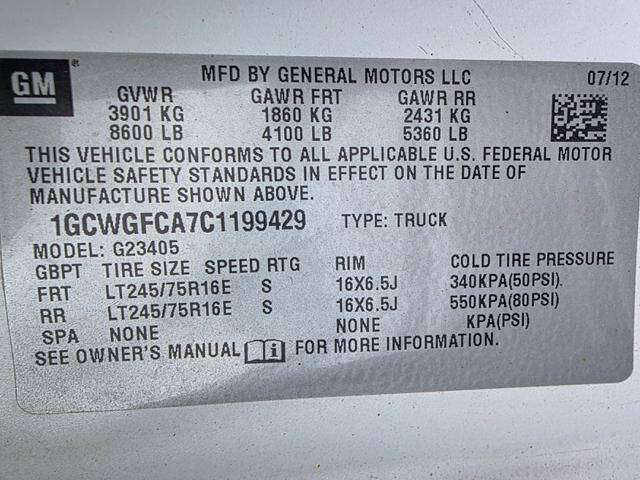 2012 Chevrolet Express 2500