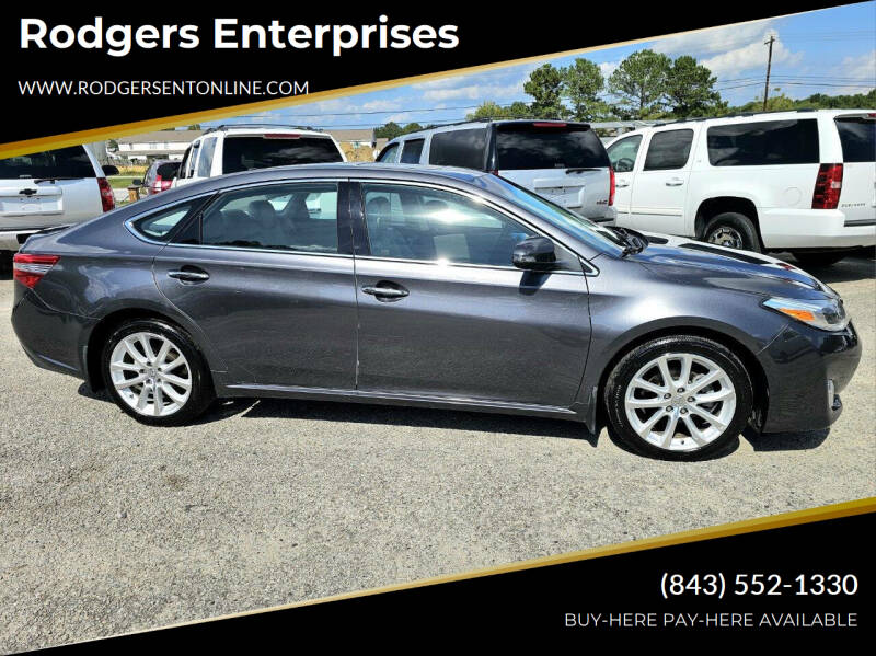 2013 Toyota Avalon for sale at Rodgers Enterprises in North Charleston SC