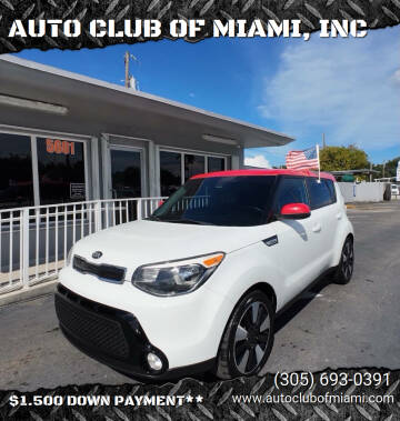 2016 Kia Soul for sale at AUTO CLUB OF MIAMI, INC in Miami FL