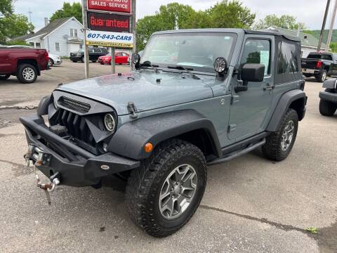 2014 Jeep Wrangler for sale at Warren Auto Sales in Oxford NY