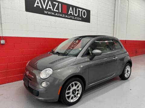 2012 FIAT 500c for sale at AVAZI AUTO GROUP LLC in Gaithersburg MD