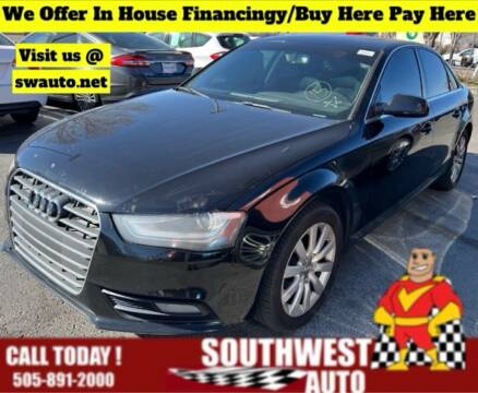 2013 Audi A4 for sale at SOUTHWEST AUTO in Albuquerque NM