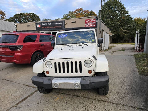 2010 Jeep Wrangler Unlimited for sale at Rose Gold Auto LLC in Islip Terrace NY