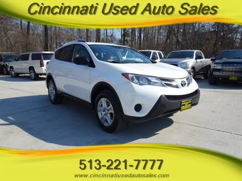 2013 Toyota RAV4 for sale at Cincinnati Used Auto Sales in Cincinnati OH
