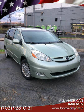 2008 Toyota Sienna for sale at All American Imports in Alexandria VA