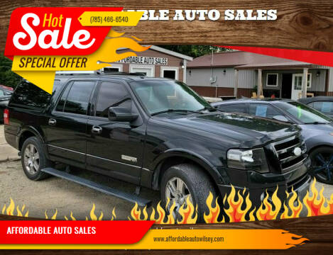 2008 Ford Expedition EL for sale at AFFORDABLE AUTO SALES in Wilsey KS