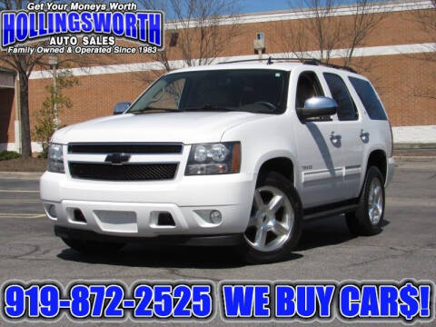 2013 Chevrolet Tahoe for sale at Hollingsworth Auto Sales in Raleigh NC