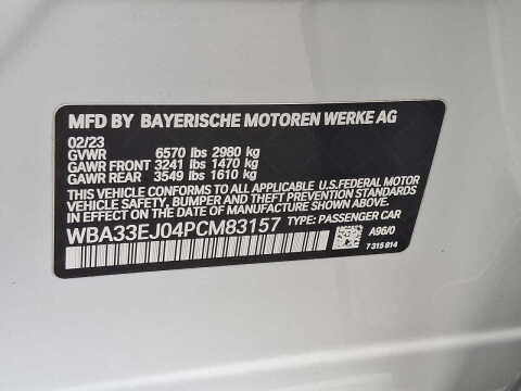 2023 BMW 7 Series 760i xDrive