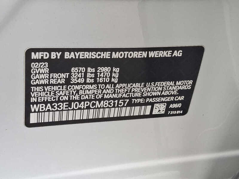 2023 BMW 7 Series 760i xDrive