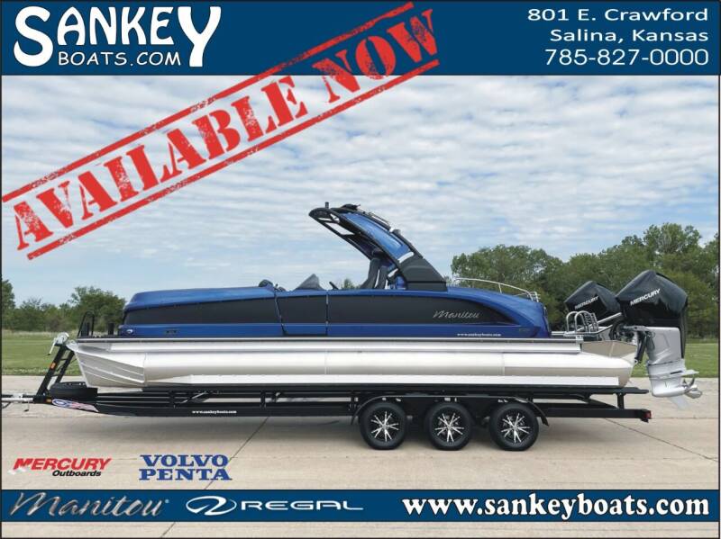 2022 Manitou 25 XT SRS Twin SHP for sale at SankeyBoats.com in Salina KS