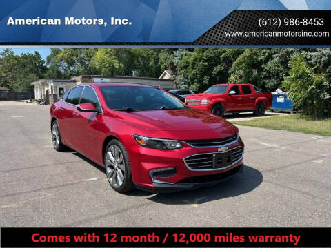 2016 Chevrolet Malibu for sale at American Motors, Inc. in Farmington MN