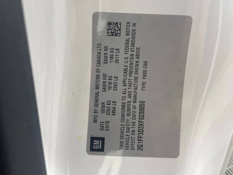 2015 Chevrolet Camaro LT