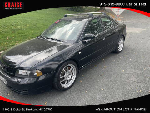 2002 Audi S4 for sale at CRAIGE MOTOR CO in Durham NC