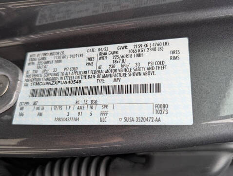 2023 Ford Escape Hybrid ST-Line Select