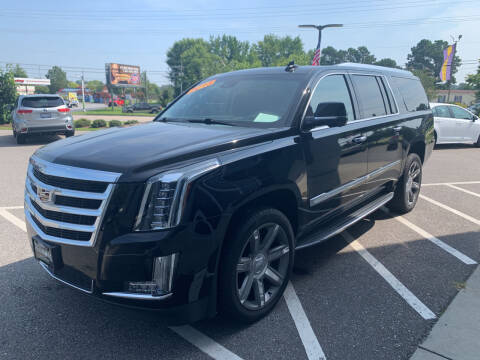 2018 Cadillac Escalade ESV for sale at DRIVEhereNOW.com in Greenville NC