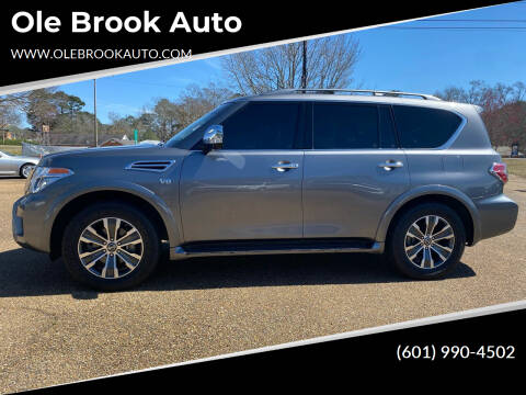 2019 Nissan Armada for sale at Auto Group South - Ole Brook Auto in Brookhaven MS