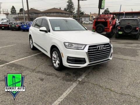 2018 Audi Q7 for sale at Sunset Auto Wholesale in Tacoma WA
