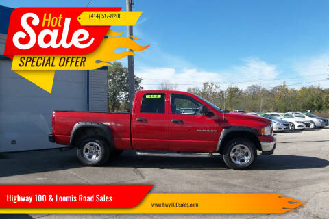 2004 Dodge Ram Pickup 1500 for sale at Highway 100 & Loomis Road Sales in Franklin WI