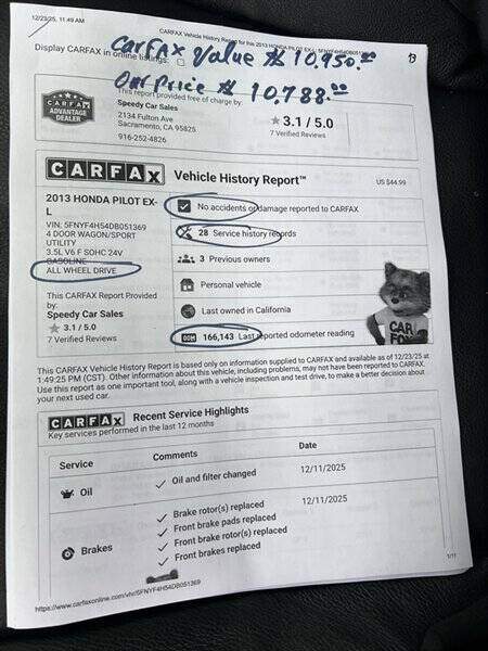 2013 Honda Pilot EX-L