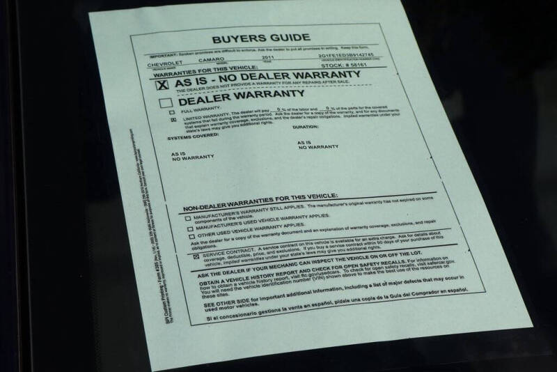 2011 Chevrolet Camaro LS