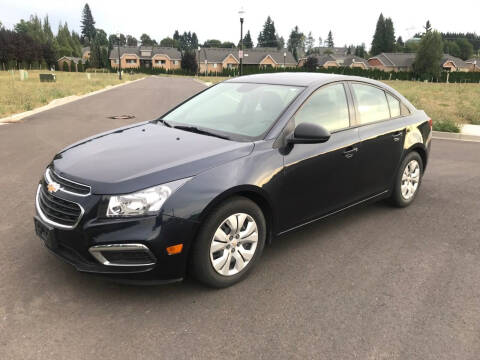2016 Chevrolet Cruze Limited for sale at Premier Auto LLC in Vancouver WA