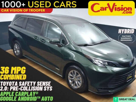 2021 Toyota Sienna for sale at Car Vision of Trooper in Norristown PA