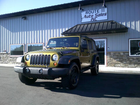 2008 Jeep Wrangler Unlimited for sale at Route 111 Auto Sales Inc. in Hampstead NH