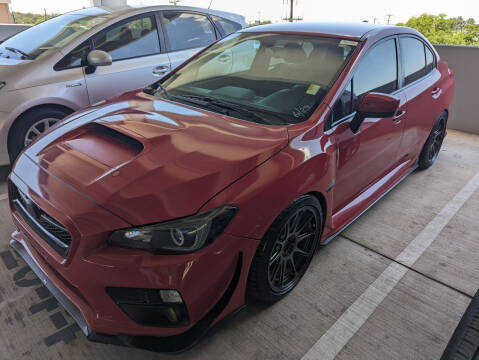 2016 Subaru WRX for sale at RICKY'S AUTOPLEX in San Antonio TX