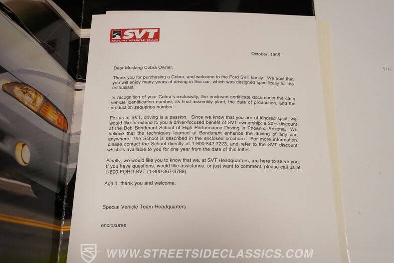 1995 Ford Mustang SVT Cobra