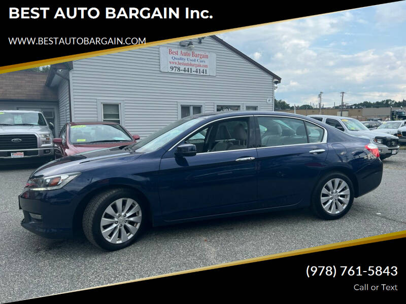 2015 Honda Accord for sale at BEST AUTO BARGAIN inc. in Lowell MA