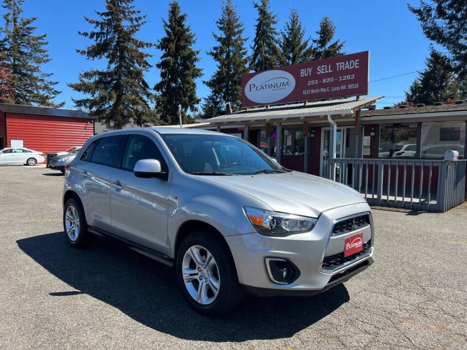 2015 Mitsubishi Outlander Sport for sale at PLATINUM AUTO SALES INC in Lacey, WA