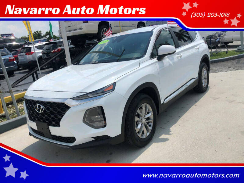 2019 Hyundai Santa Fe for sale at Navarro Auto Motors in Hialeah FL