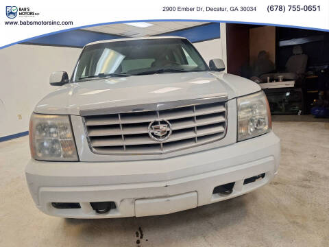 2002 Cadillac Escalade