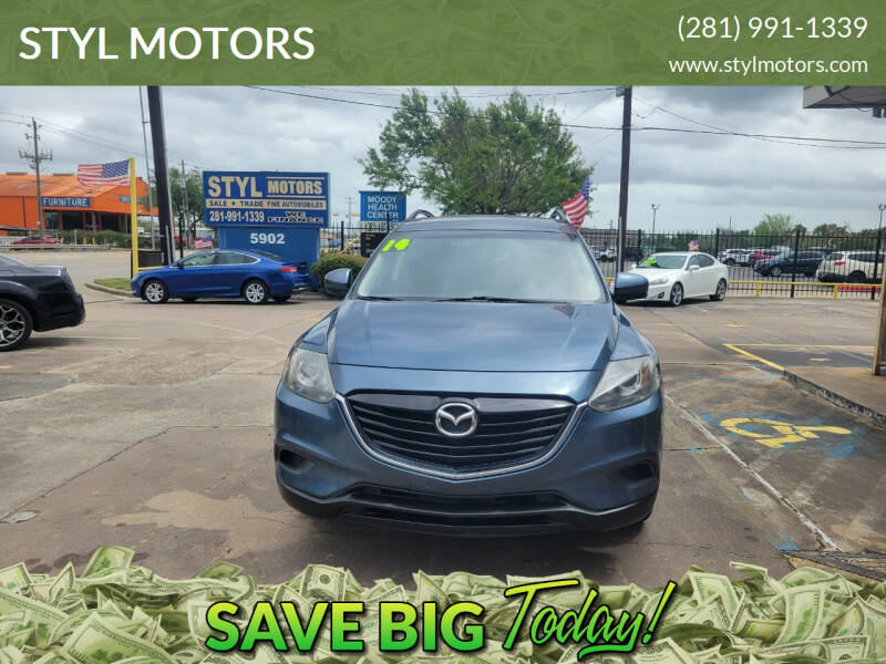 2014 Mazda CX-9 for sale at STYL MOTORS in Pasadena TX