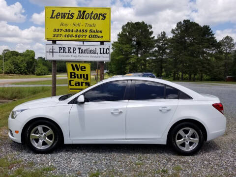 2013 Chevrolet Cruze for sale at Lewis Motors LLC in Deridder LA