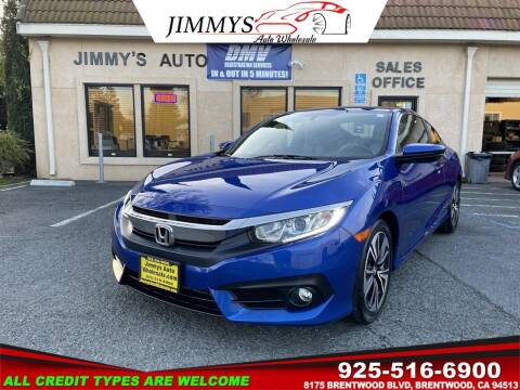 2018 Honda Civic for sale at JIMMY'S AUTO WHOLESALE in Brentwood CA