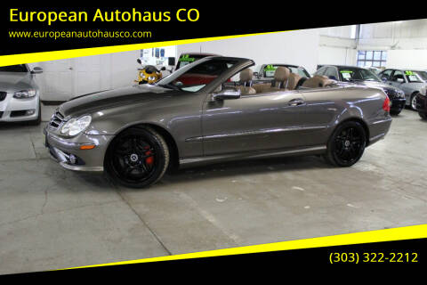 2008 Mercedes-Benz CLK for sale at European Autohaus CO in Denver CO