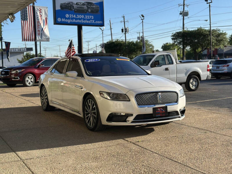 Used 2017 Lincoln Continental Reserve with VIN 1LN6L9NP1H5637548 for sale in Dallas, TX