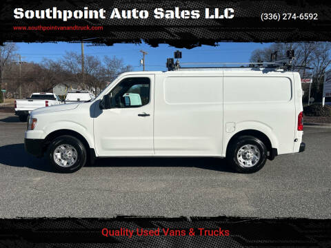 2020 Nissan NV for sale at Southpoint Auto Sales LLC in Greensboro NC