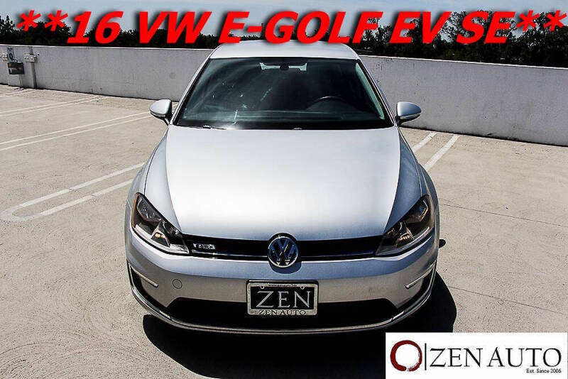 2016 Volkswagen e-Golf SE