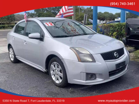 2012 Nissan Sentra for sale at AUTO PROVIDER in Fort Lauderdale FL