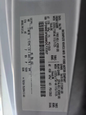 2021 Ford E-Series E-350 SD